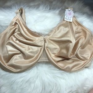 🌺Wacoal 42G Unlined Underwire Full Coverage Tan